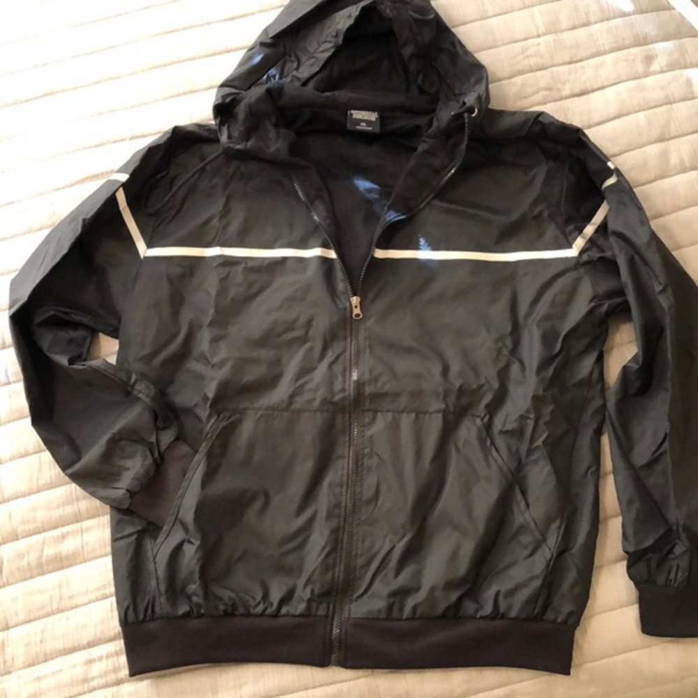 Original Deluxe Lightweight Rain Jacket, Reflective Tape